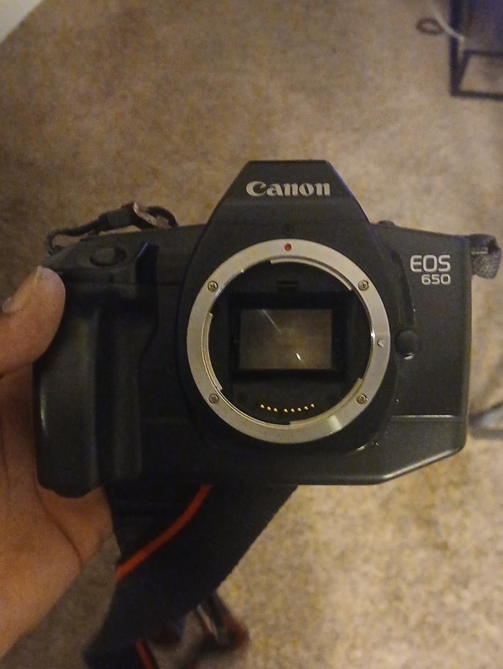 vintage Canon EOS 650 35mm SLR film camera body